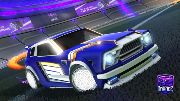 A Rocket League car design from BJM043