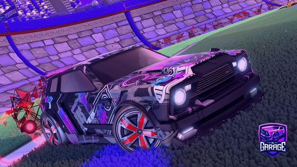 A Rocket League car design from Fizzbizz