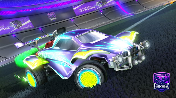 A Rocket League car design from bagsd