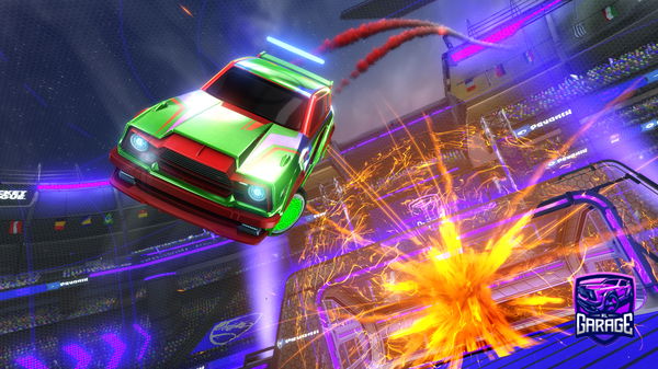 A Rocket League car design from Dxgital