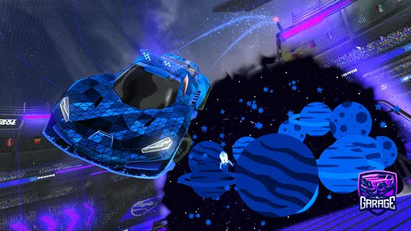 A Rocket League car design from TeslaLover22