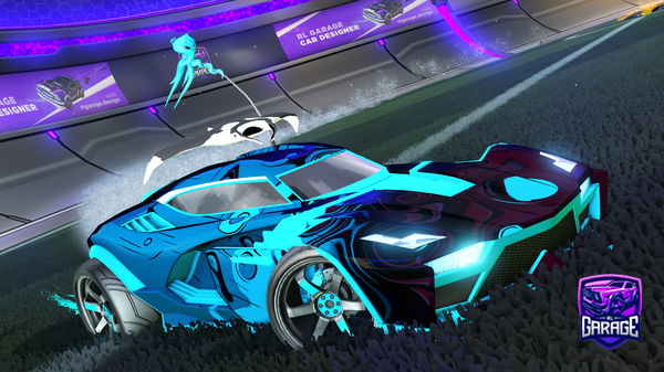 A Rocket League car design from Marbleslovesyou