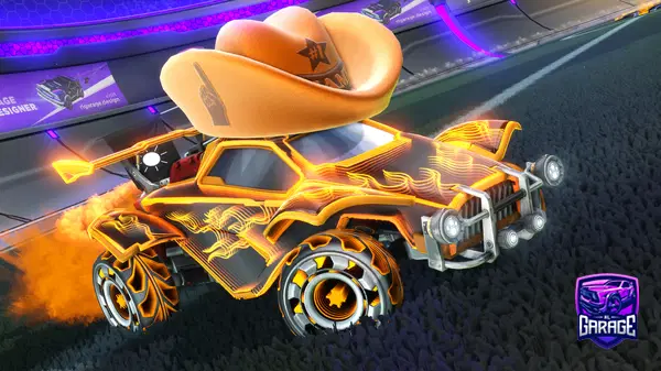 A Rocket League car design from BINBOO132