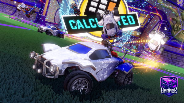 A Rocket League car design from Nateistall