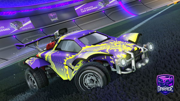 A Rocket League car design from Throwy