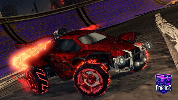 A Rocket League car design from ms1023