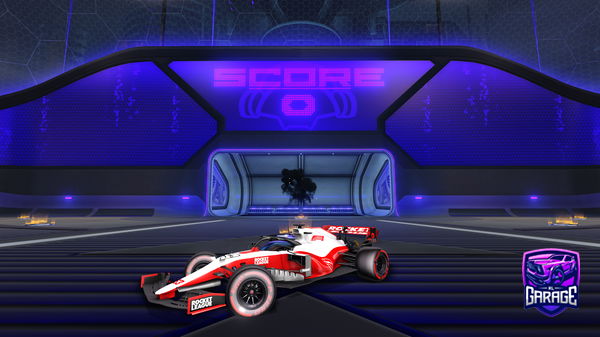 A Rocket League car design from Baderwhske