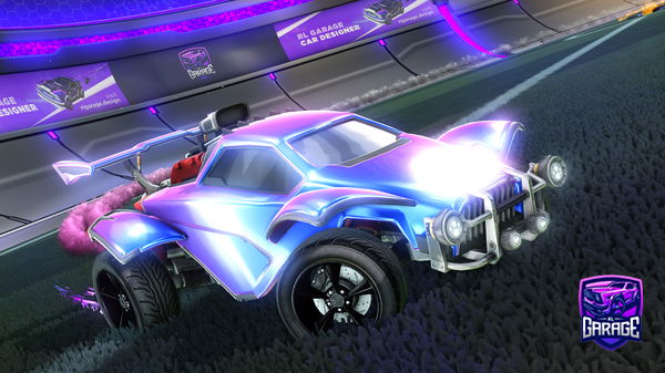 A Rocket League car design from Ljayinator