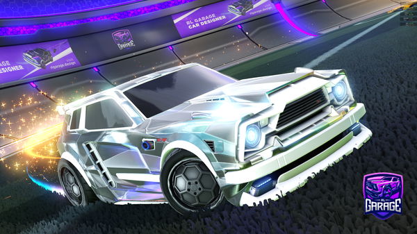 A Rocket League car design from The_Kinou