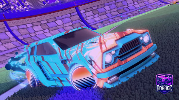 A Rocket League car design from NotHaxJustIsGood