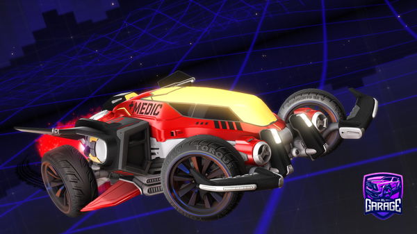 A Rocket League car design from RgCardinal1019