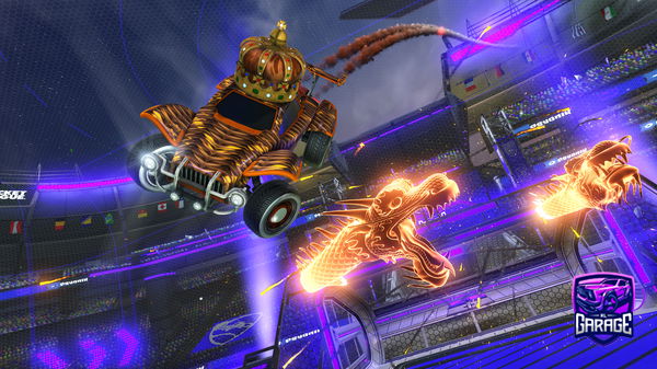 A Rocket League car design from Brush10