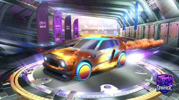 A Rocket League car design from MAMgamesOFF1019