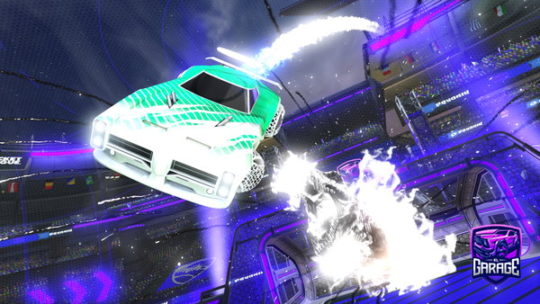 A Rocket League car design from Cvmababyface