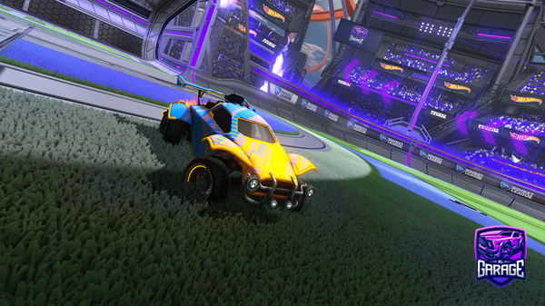 A Rocket League car design from PokeproPlayz