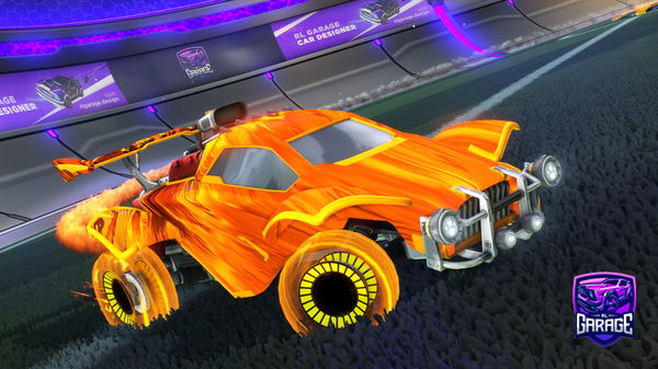 A Rocket League car design from BW1