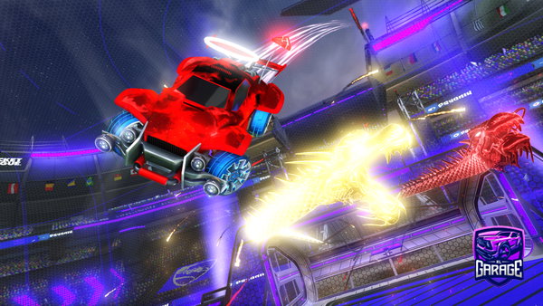 A Rocket League car design from C4V4L13R