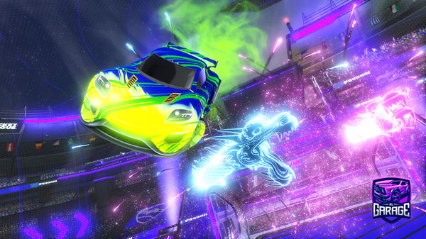 A Rocket League car design from Blentje