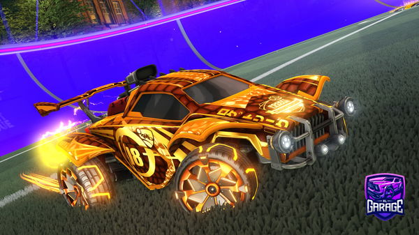 A Rocket League car design from TripleLowG