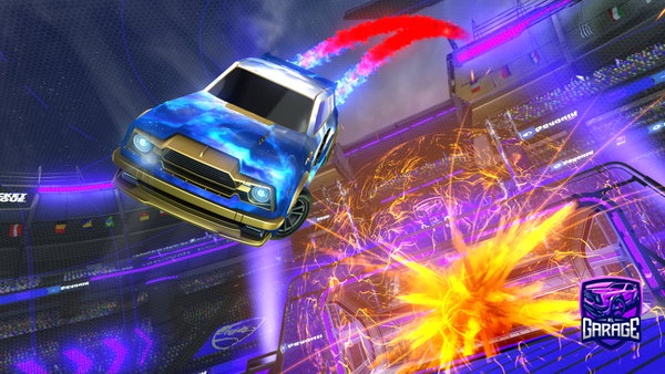 A Rocket League car design from abdui