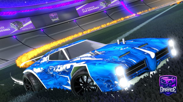 A Rocket League car design from cionen