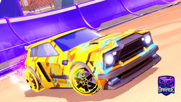 A Rocket League car design from RXNova