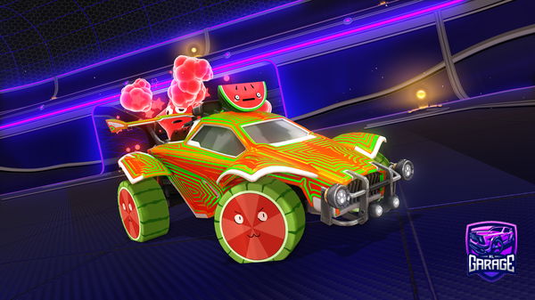 A Rocket League car design from VenaticTech8