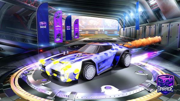 A Rocket League car design from fendi3x