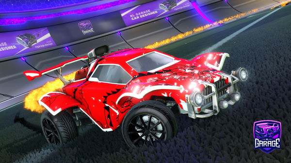 A Rocket League car design from Sharkboiii