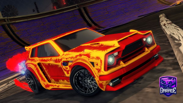 A Rocket League car design from McLarenpro