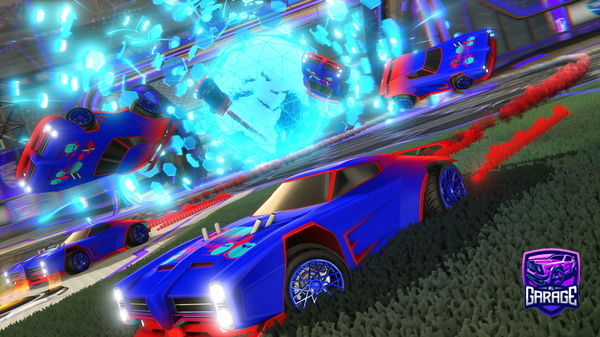 A Rocket League car design from Ieatfrog3