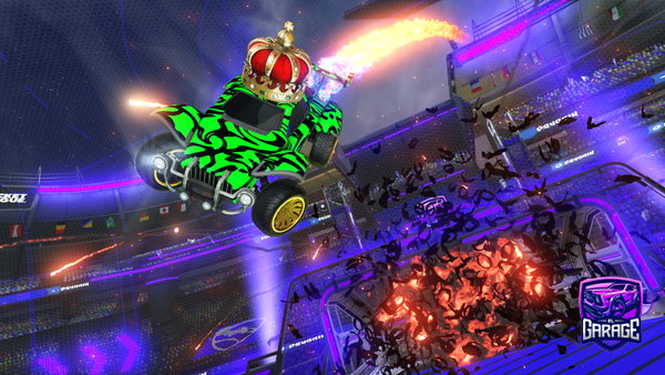 A Rocket League car design from TheWarriorITA