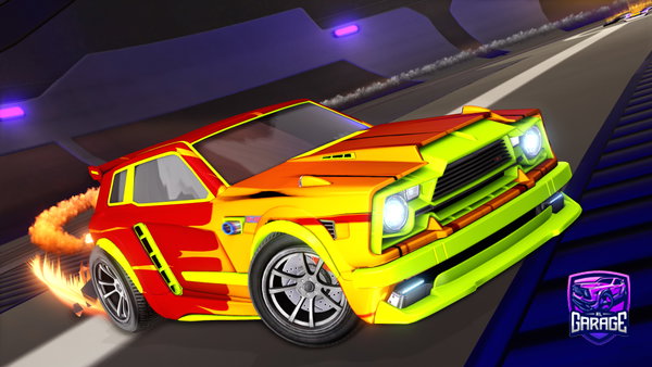 A Rocket League car design from Acrylicc__