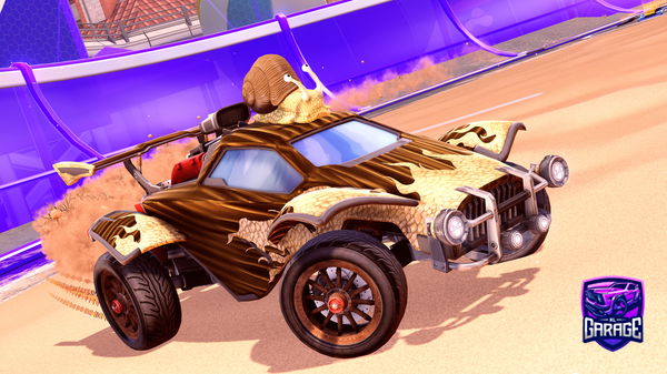 A Rocket League car design from Vzzxo