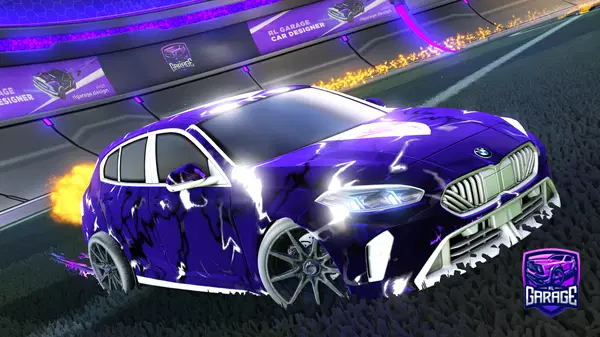 A Rocket League car design from Fifoludek