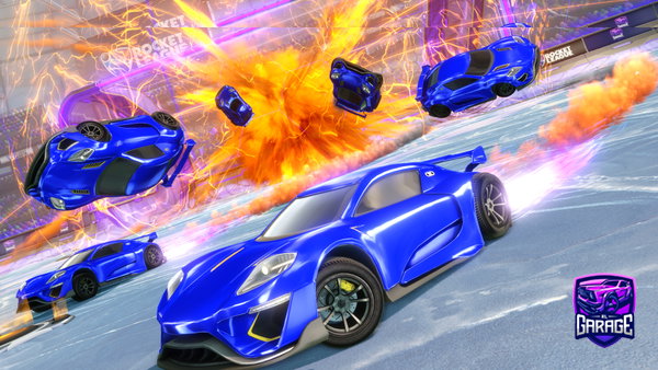 A Rocket League car design from SpacemanEv22