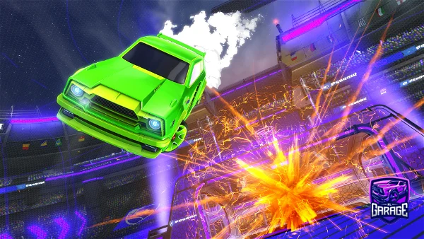 A Rocket League car design from Yunghoudini