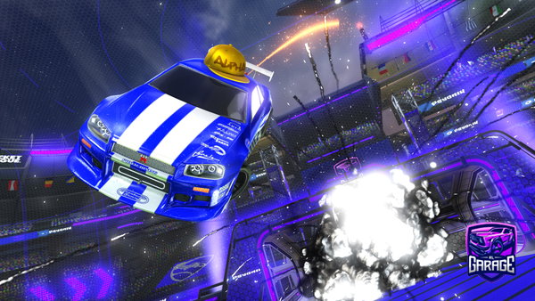 A Rocket League car design from lHeh-i