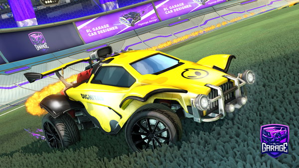 A Rocket League car design from Mingus123