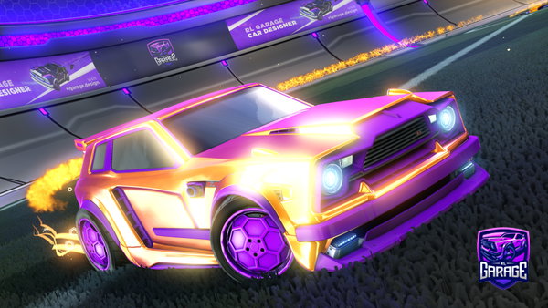 A Rocket League car design from TTVkarmaRL