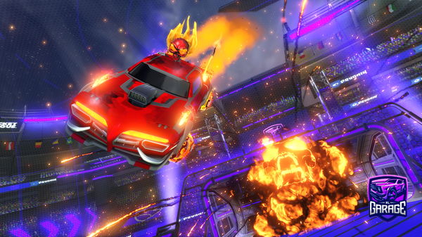 A Rocket League car design from LiLK017