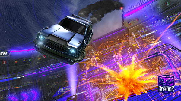 A Rocket League car design from aova