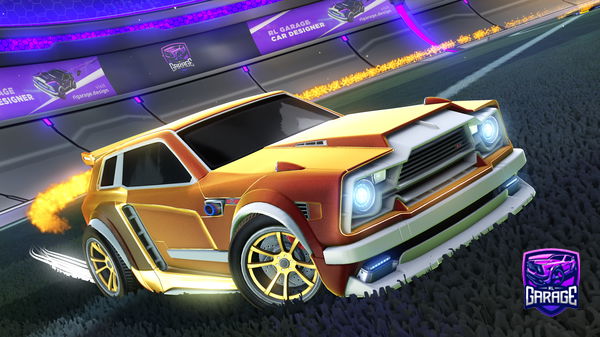 A Rocket League car design from LeadoffCannon12