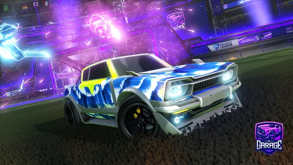 A Rocket League car design from Metricmusty