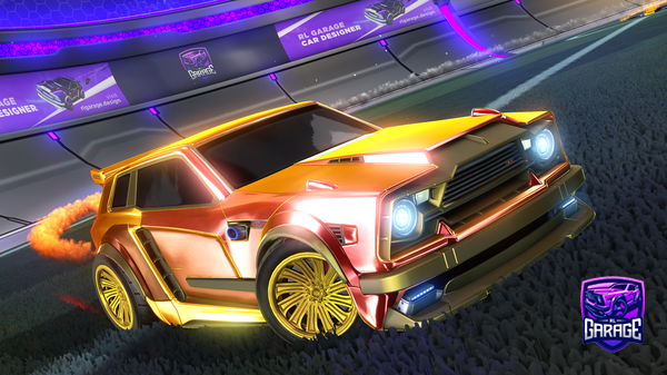 A Rocket League car design from rishyy