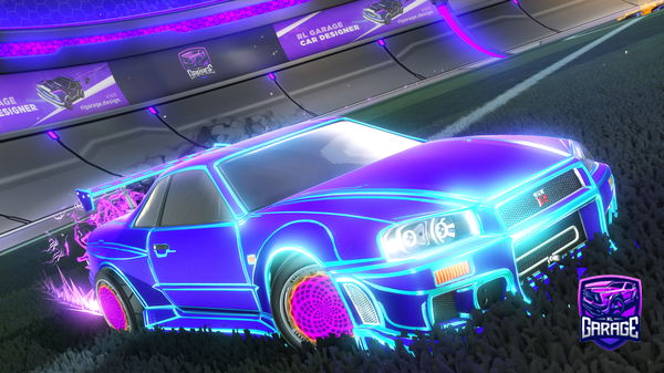 A Rocket League car design from Dxrk_On144Hz