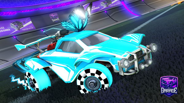 A Rocket League car design from Vizkus