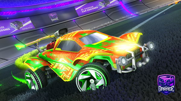 A Rocket League car design from Blackpanda7795