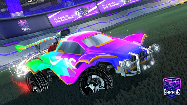 A Rocket League car design from daniracer23