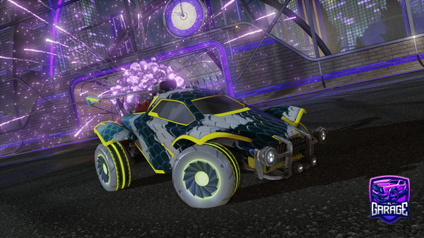 A Rocket League car design from raven10